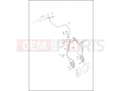 Harley-Davidson 2014 TRIKE TRI GLIDE ULTRA CLASSIC  - FLHTCUTG BRAKE LINE, FRONT