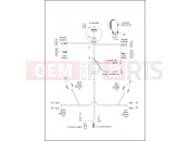 Harley-Davidson 2013 CVO/CUSTOM CVO ULTRA CLASSIC  - FLHTCU8 103 WIRING HARNESS, AMPLIFIER