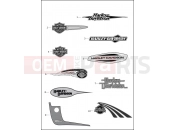 Harley-Davidson 2013 DYNA DYNA SWITCHBACK  - FLD 103 FUEL TANK TRIM