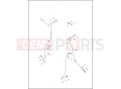Harley-Davidson 2013 DYNA DYNA STREET BOB (H-D1)  - FXDBA 103 BRAKE LINES, FRONT - NON-ABS