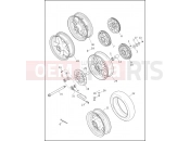Harley-Davidson 2013 DYNA DYNA FAT BOB  - FXDF WHEELS, REAR, CAST & SLOTTED