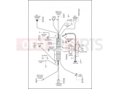 Harley-Davidson 2013 POLICE ELECTRA GLIDE STANDARD POLICE  - FLHTP WIRING HARNESS, INTERCONNECT - FLHTP
