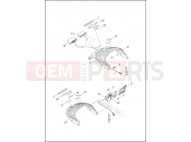 Harley-Davidson 2013 SOFTAIL SOFTAIL DELUXE  - FLSTN 103 LICENSE PLATE BRACKETS - FXSB