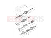 Harley-Davidson 2013 SOFTAIL BLACKLINE  - FXS TRANSMISSION GEARS