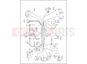 Harley-Davidson 2013 TOURING ROAD GLIDE CUSTOM  - FLTRX WIRING HARNESS, INTERCONNECT - FLHTC, FLHTCU, FLHTK & FLHX (2 OF 2)