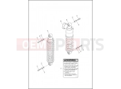 Harley-Davidson 2013 TOURING ELECTRA GLIDE ULTRA LIMITED ANV  - FLHTK ANV SHOCK ABSORBERS, REAR
