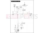 Harley-Davidson 2012 CVO/CUSTOM CVO ULTRA CLASSIC  - FLHTCUSE7 WIRING HARNESS, AUDIO