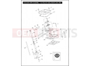 Harley-Davidson 2012 DYNA DYNA FAT BOB  - FXDF ROCKER ARM ASSEMBLY & PUSH RODS - TWIN CAM 103â¢