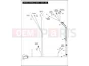 Harley-Davidson 2012 DYNA DYNA FAT BOB  - FXDF WIRING HARNESS, MAIN, NON-ABS (3 OF 5)
