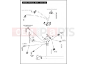 Harley-Davidson 2012 DYNA DYNA FAT BOB  - FXDF WIRING HARNESS, MAIN, NON-ABS (4 OF 5)