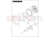 Harley-Davidson 2012 DYNA DYNA LOW RIDER  - FXDL WHEEL, FRONT, LACED