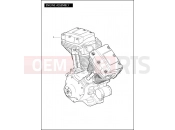 Harley-Davidson 2012 DYNA DYNA WIDE GLIDE  - FXDWG 103 ENGINE ASSEMBLY - TWIN CAM 103â¢