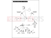 Harley-Davidson 2012 DYNA DYNA WIDE GLIDE  - FXDWG 103 WIRING HARNESS, MAIN, NON-ABS (5 OF 5)
