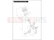Harley-Davidson 2012 SOFTAIL SOFTAIL SLIM  - FLS PISTONS & FLYWHEEL ASSEMBLY - TWIN CAM 103â¢