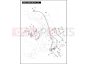 Harley-Davidson 2012 SOFTAIL BLACKLINE  - FXS BRAKE LINES, FRONT, ABS