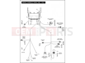 Harley-Davidson 2012 SOFTAIL BLACKLINE  - FXS WIRING HARNESS, MAIN, ABS - FXS (4 OF 5)