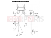 Harley-Davidson 2012 SOFTAIL BLACKLINE  - FXS WIRING HARNESS, MAIN, NON-ABS - FXS (4 OF 5)