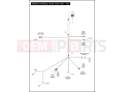 Harley-Davidson 2012 SOFTAIL BLACKLINE  - FXS WIRING HARNESS, MAIN, NON-ABS - FXS (5 OF 5)