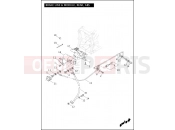 Harley-Davidson 2012 SOFTAIL BLACKLINE  - FXS 103 BRAKE LINE & MODULE, REAR, ABS
