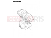 ENGINE ASSEMBLY - TWIN CAM 103â¢ - Harley-Davidson ROAD KING CLASSIC - FLHRC 2012