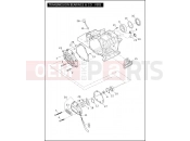 TRANSMISSION BEARINGS & COVERS - Harley-Davidson ROAD KING CLASSIC - FLHRC 2012