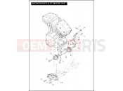 Harley-Davidson 2012 TOURING ELECTRA GLIDE CLASSIC  - FLHTC ENGINE MOUNTS & STABILIZER LINK