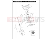 Harley-Davidson 2012 TOURING ELECTRA GLIDE CLASSIC  - FLHTC ROCKER ARM ASSEMBLY & PUSH RODS - TWIN CAM 103â¢