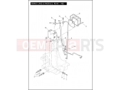 Harley-Davidson 2012 TOURING ROAD GLIDE CUSTOM  - FLTRX BRAKE LINES & MODULE, REAR - ABS
