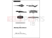 Harley-Davidson 2012 TOURING ROAD GLIDE CUSTOM  - FLTRX FUEL TANK TRIM