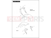 Harley-Davidson 2012 VRSC V-ROD MUSCLE  - VRSCF FENDERS, FRONT