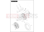 Harley-Davidson 2012 VRSC V-ROD MUSCLE  - VRSCF WHEELS, FRONT