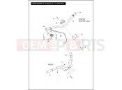 Harley-Davidson 2012 VRSC V-ROD MUSCLE  - VRSCF 105 HANDLEBAR & THROTTLE CONTROL