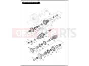 Harley-Davidson 2011 DYNA DYNA WIDE GLIDE  - FXDWG TRANSMISSION GEARS