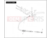HARLEY-DAVIDSON ULTRA SIDECAR  - TLEU CLUTCH CABLE