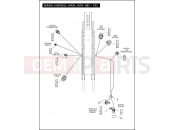 Harley-Davidson 2011 SOFTAIL FAT BOY  - FLSTF WIRING HARNESS, MAIN, NON-ABS - FXS (2 OF 5)