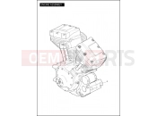 Harley-Davidson 2011 SOFTAIL SOFTAIL DELUXE  - FLSTN ENGINE ASSEMBLY - TWIN CAM 96â¢