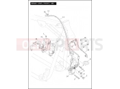 Harley-Davidson 2011 SOFTAIL CROSS BONES  - FLSTSB BRAKE LINES, FRONT, ABS