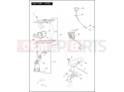 Harley-Davidson 2011 SOFTAIL CROSS BONES  - FLSTSB FUEL PUMP - FXCWC