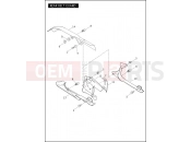 Harley-Davidson 2011 SOFTAIL ROCKER C  - FXCWC REAR BELT GUARD