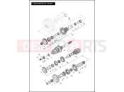 Harley-Davidson 2011 SOFTAIL BLACKLINE  - FXS TRANSMISSION GEARS