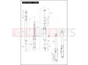 Harley-Davidson 2011 SOFTAIL SOFTAIL STANDARD  - FXST FORK, FRONT - FXCWC