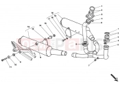 DUCATI Monster 400 EXHAUST SYSTEM » EXHAUST SYSTEM