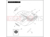 Harley-Davidson 2011 TOURING ULTRA CLASSIC  - FLHTCU 103 SADDLEBAGS - FLHRC
