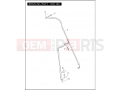 Harley-Davidson 2011 TOURING STREET GLIDE  - FLHX BRAKE LINE, FRONT - NON-ABS