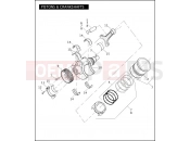 Harley-Davidson 2011 VRSC V-ROD MUSCLE  - VRSCF PISTONS & CRANKSHAFTS