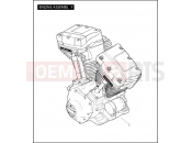 Harley-Davidson 2010 CVO/CUSTOM CVO ULTRA CLASSIC  - FLHTCUSE5 ENGINE ASSEMBLY - TWIN CAM 110â¢