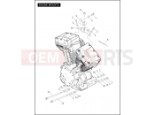 Harley-Davidson 2010 CVO/CUSTOM CVO SOFTAIL CONVERTIBLE  - FLSTSE ENGINE MOUNTS