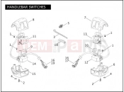 Harley-Davidson 2010 CVO/CUSTOM CVO FAT BOB  - FXDFSE2 HANDLEBAR SWITCHES