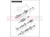 Harley-Davidson 2010 CVO/CUSTOM CVO FAT BOB  - FXDFSE2 TRANSMISSION GEARS