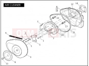 Harley-Davidson 2010 DYNA DYNA STREET BOB  - FXDB AIR CLEANER